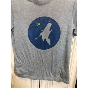 Ultra Game Youth Minnesota Timberwolves Sleepwear T-Shirt Gray Blue Size 10-12